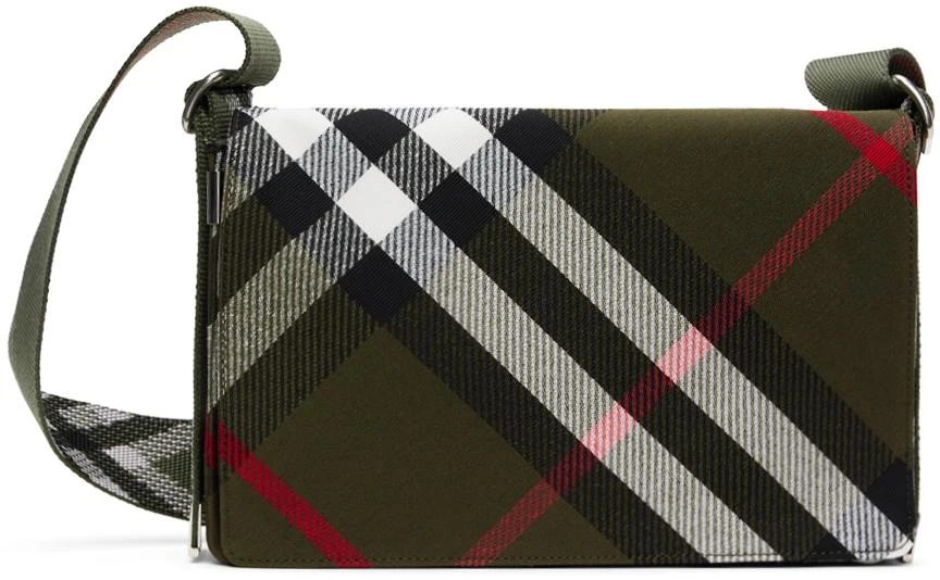 Burberry Khaki Check Trench Bag 1