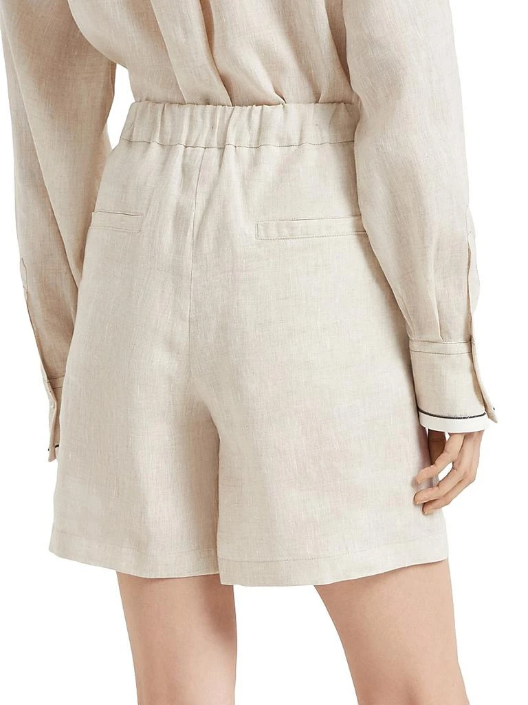 Brunello Cucinelli Linen Baggy Shorts 3