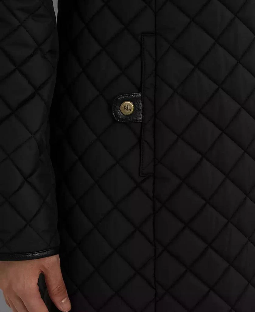 Ralph Lauren Women
s Hooded Quilted Coat, P/XS-XX 5