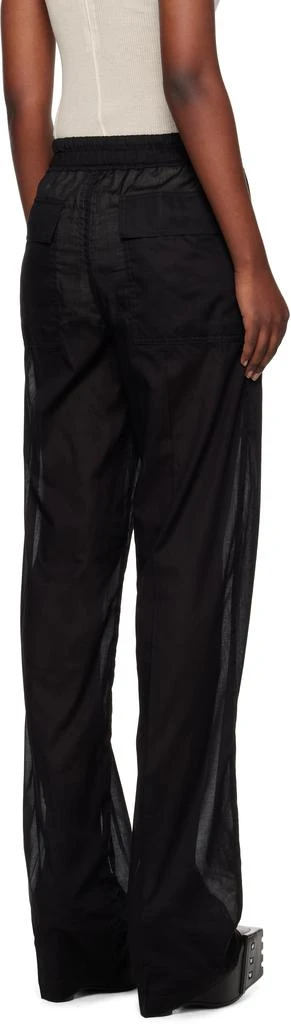 Rick Owens Black Hollywood Dietrich Drawstring Lounge Pants 3