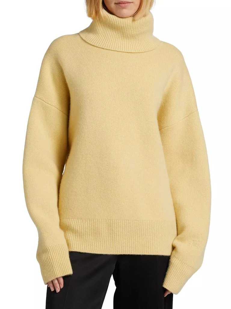 Totême Double-Knit Turtleneck Sweater 3
