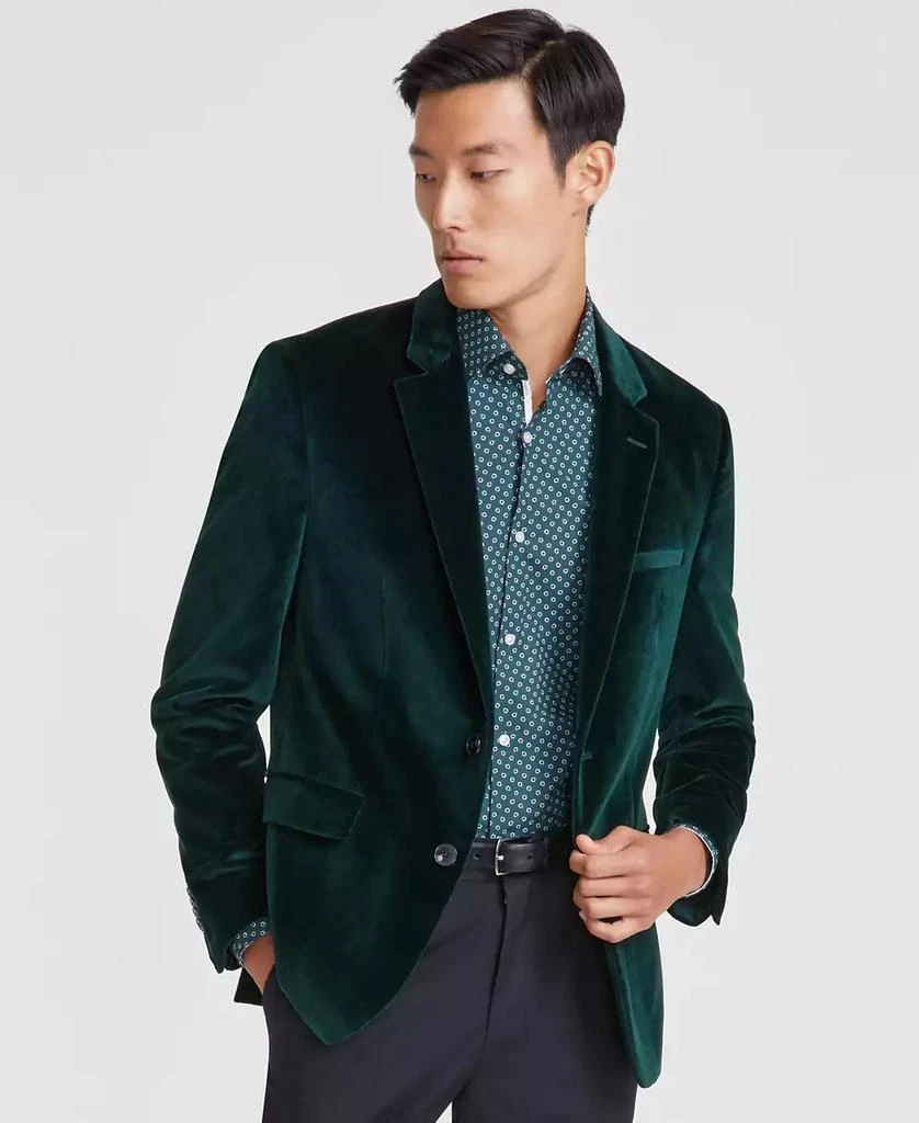 Hugo Boss Men's Modern-Fit Velvet Sport Coat 1