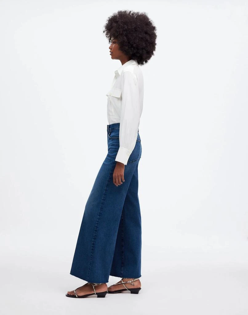 Madewell Flared Wide-Leg Crop Jeans 3
