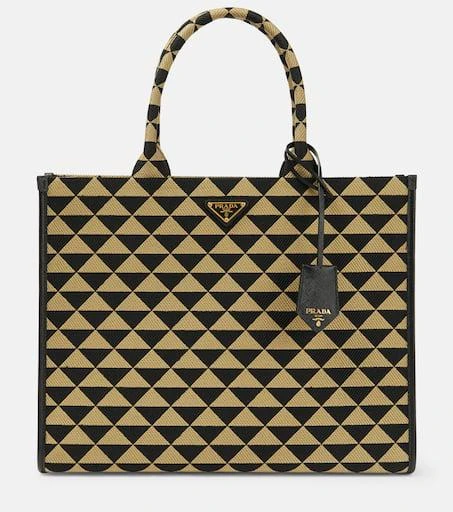 Prada Symbole jacquard tote 1