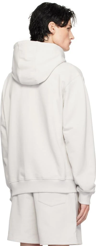 Casablanca Gray Greek Temple Hoodie 3