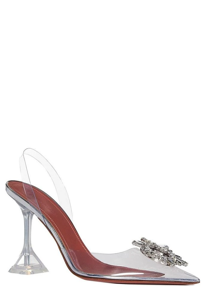 Amina Muaddi Amina Muaddi Begum Embellished Slingback Pumps 2