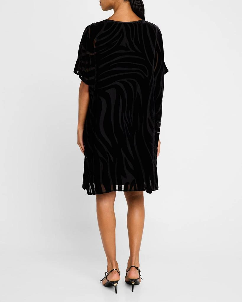 Caroline Rose Velvet Burnout Caftan Dress 3