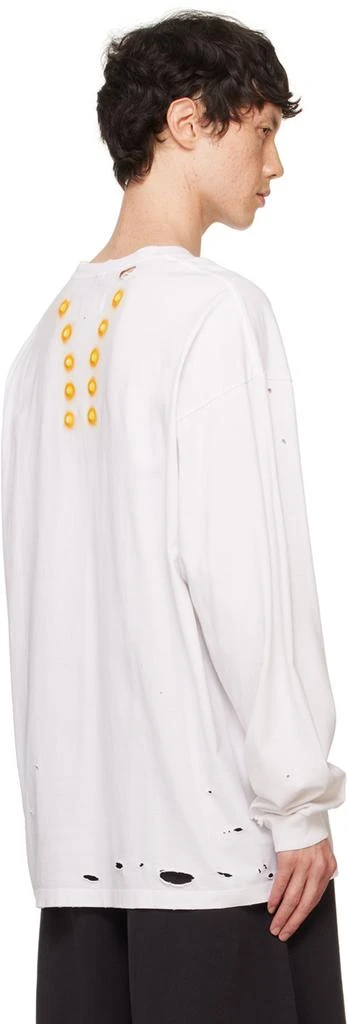 doublet White Magnetic Long-Sleeve T-Shirt 3