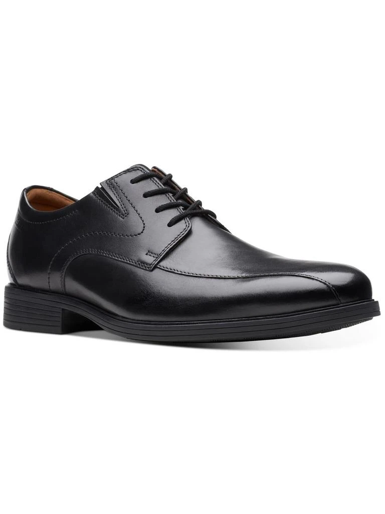 Clarks Whiddon Pace Mens Leather Derby Shoes 1