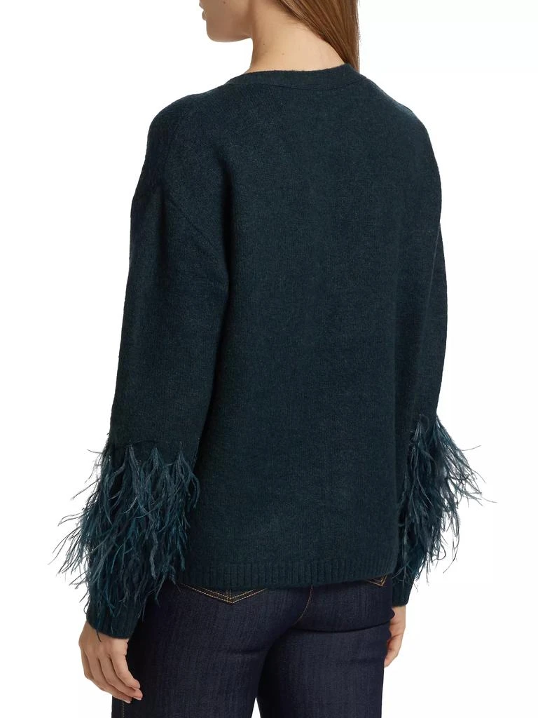 Cinq à Sept Dreama Marnie Feather-Cuff Cardigan 5
