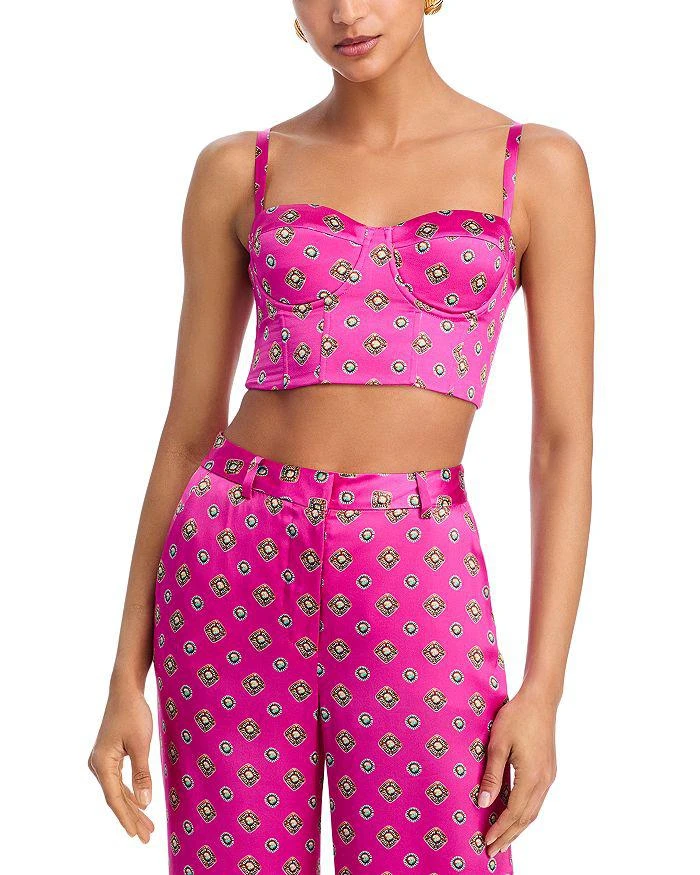 L
Agence Sonya Silk Bralette Top