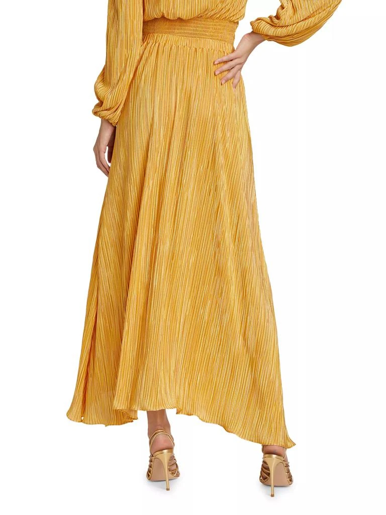 Ramy Brook Gwendolyn Pleated Maxi Skirt 5