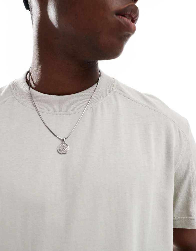 Another Influence Another Influence seam detail t-shirt in grey 4