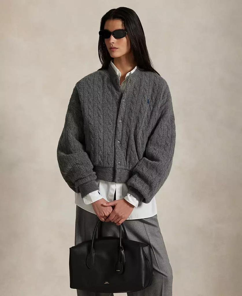 Ralph Lauren Women's Cable Bomber Jacket