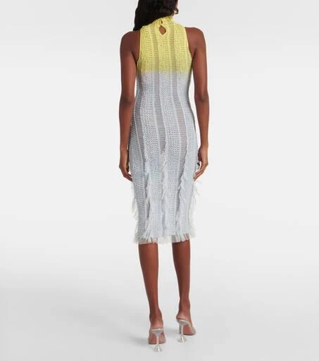 Roberta Einer Angel ombré knitted midi dress 3
