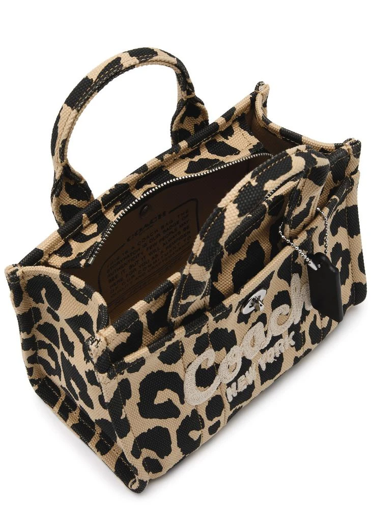 Coach Cargo 20 leopard-print canvas tote 4