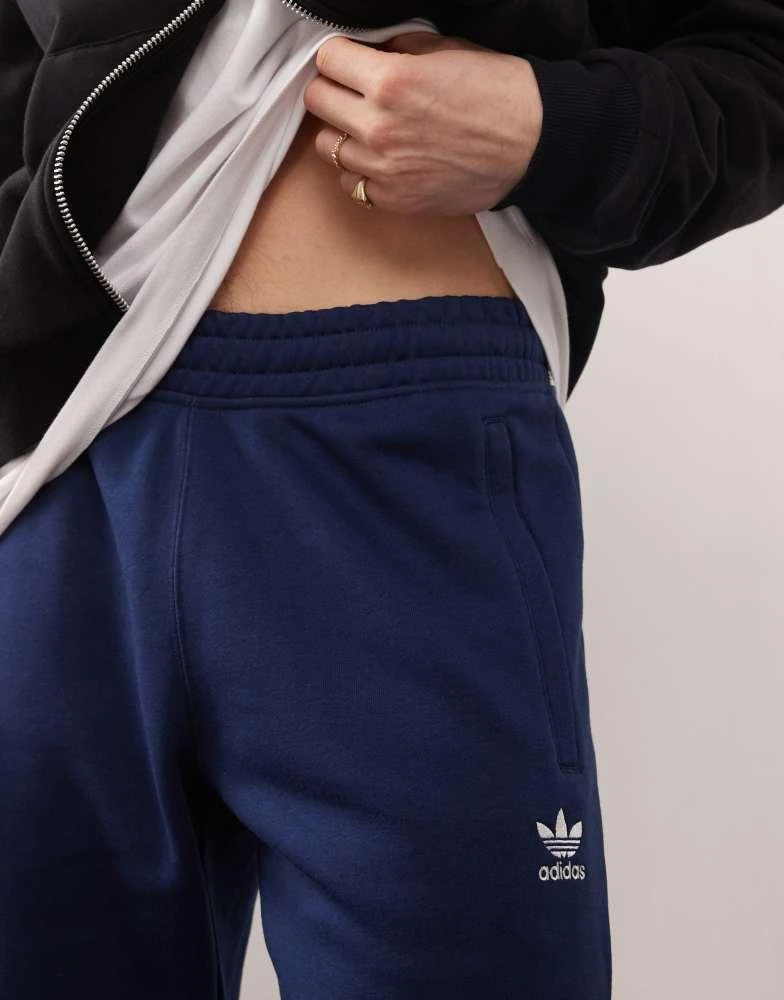 Adidas adidas Originals Trefoil Essentials joggers in navy 4