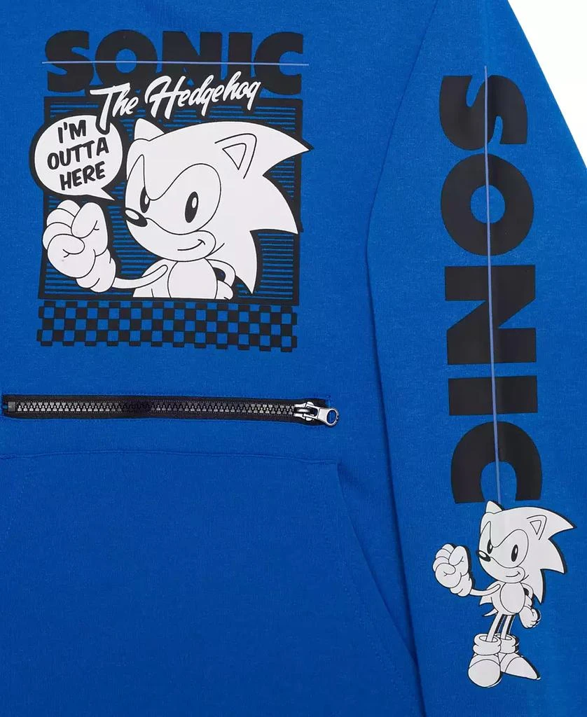Sonic Big Boy's Pullover Hoodie 4