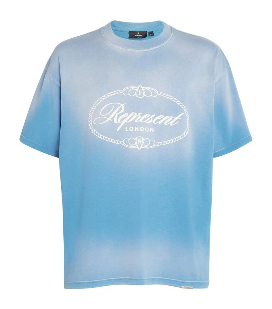 Represent x Harrods Cotton Logo T-Shirt 1