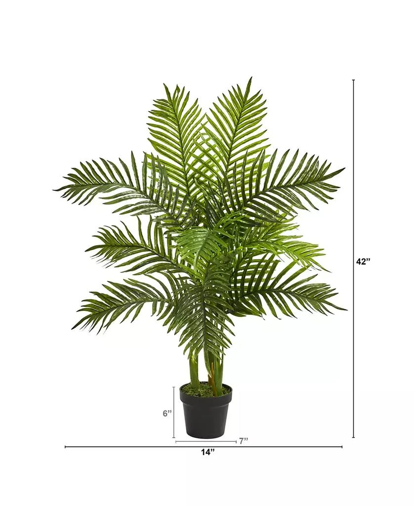 NEARLY NATURAL Areca Palm Artificial Tree Real Touch 3