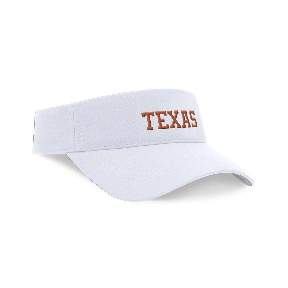 NIKE Men's and Women's White Texas Longhorns 2024 Sideline Fit Ace Visor 3