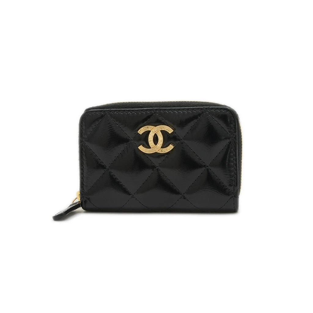 Chanel Leather Coin Purse/Coin Case (Pre-Owned) 1
