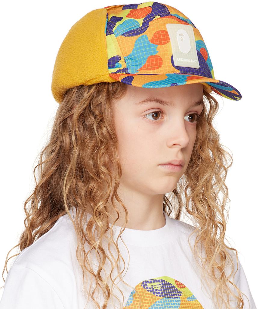 Bape Kids Multicolor Camo Cap