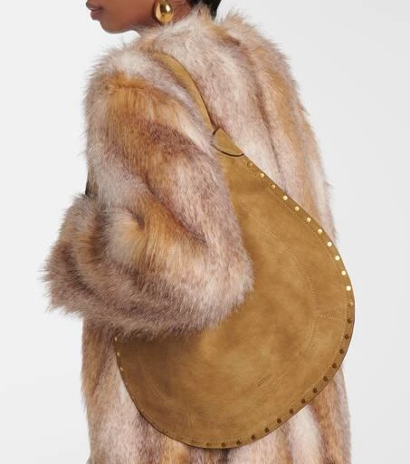 Isabel Marant Oskan Large suede shoulder bag 6