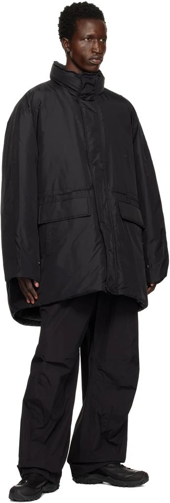 Wooyoungmi Black Funnel Neck Down Jacket 4