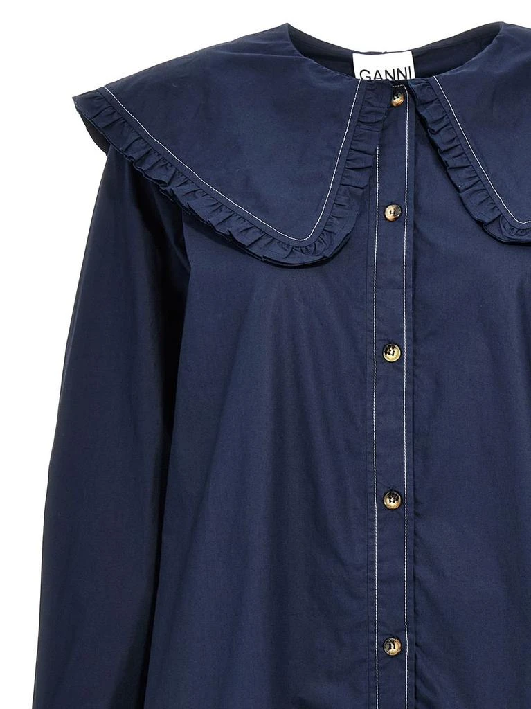 Ganni Ganni Wide Collar Mini Dress 3