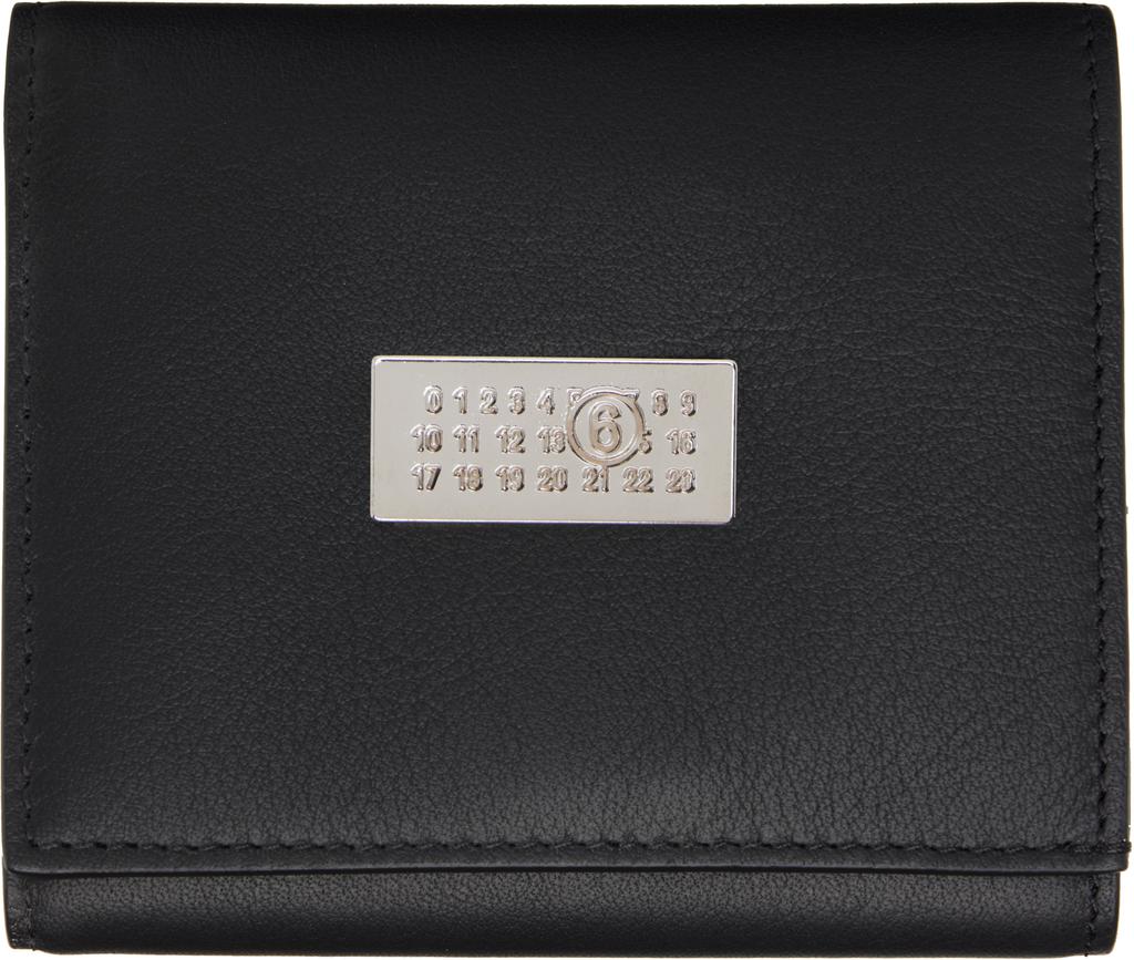MM6 Black Trifold Wallet