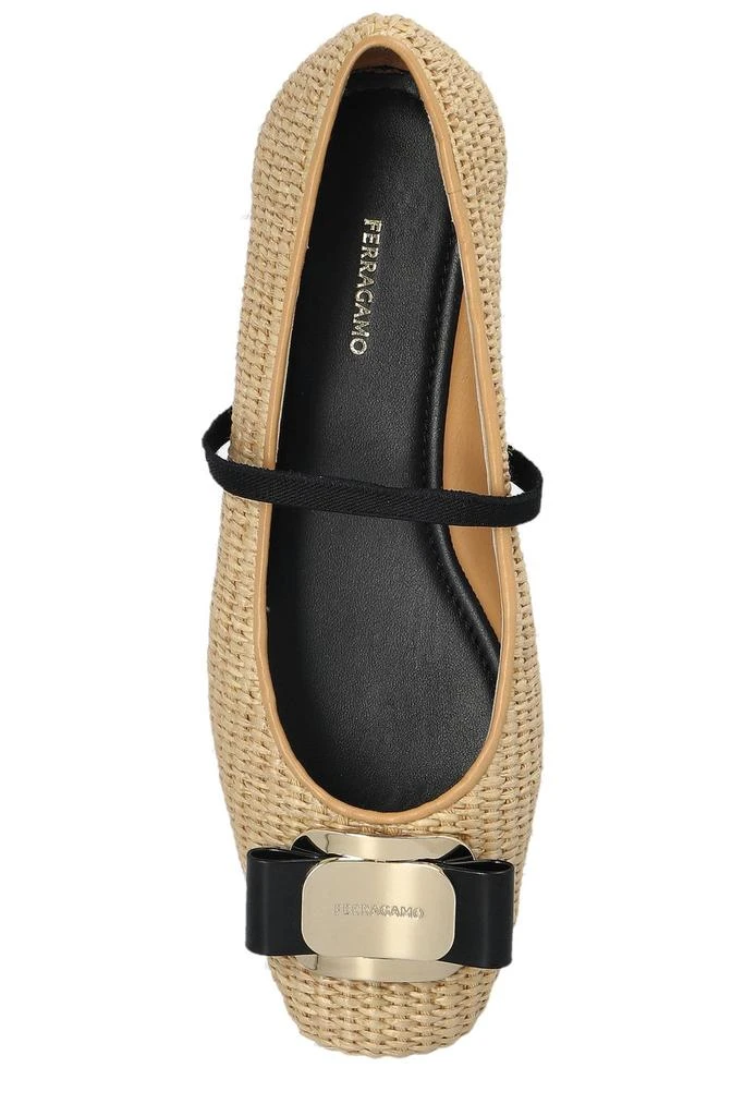 Salvatore Ferragamo Ferragamo New Vara Plate Ballet Flats 4