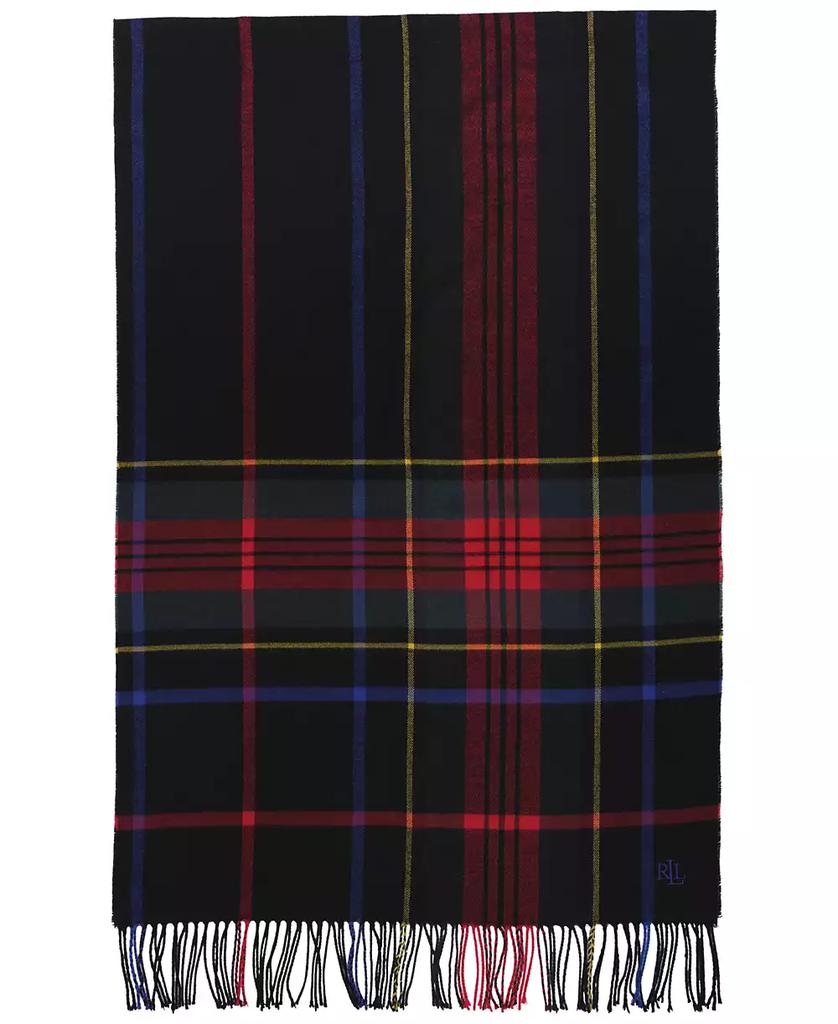 Ralph Lauren Exploded Plaid Pattern Scarf