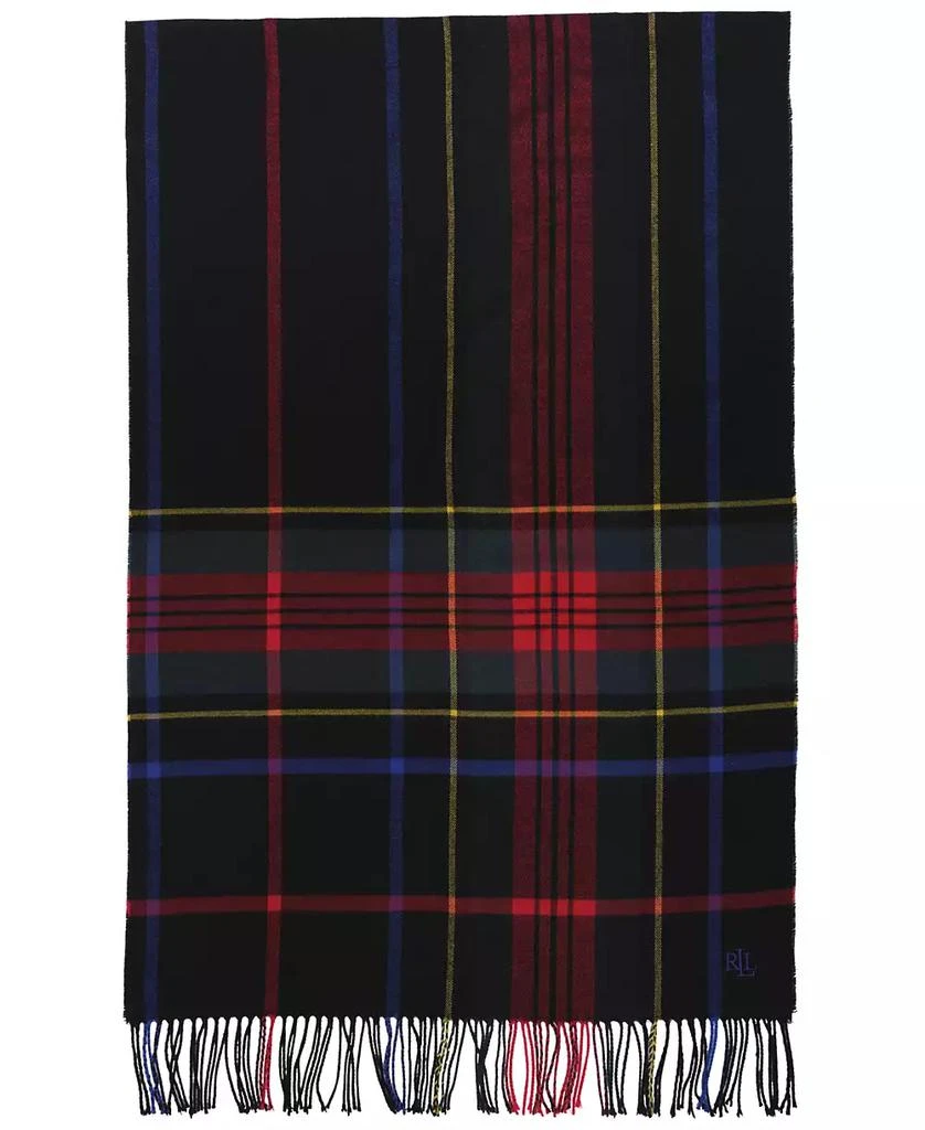 Ralph Lauren Exploded Plaid Pattern Scarf 2