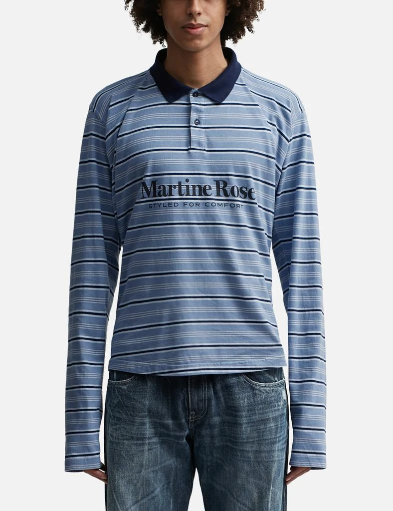 Martine Rose Long Sleeve Pulled Neck Polo 3