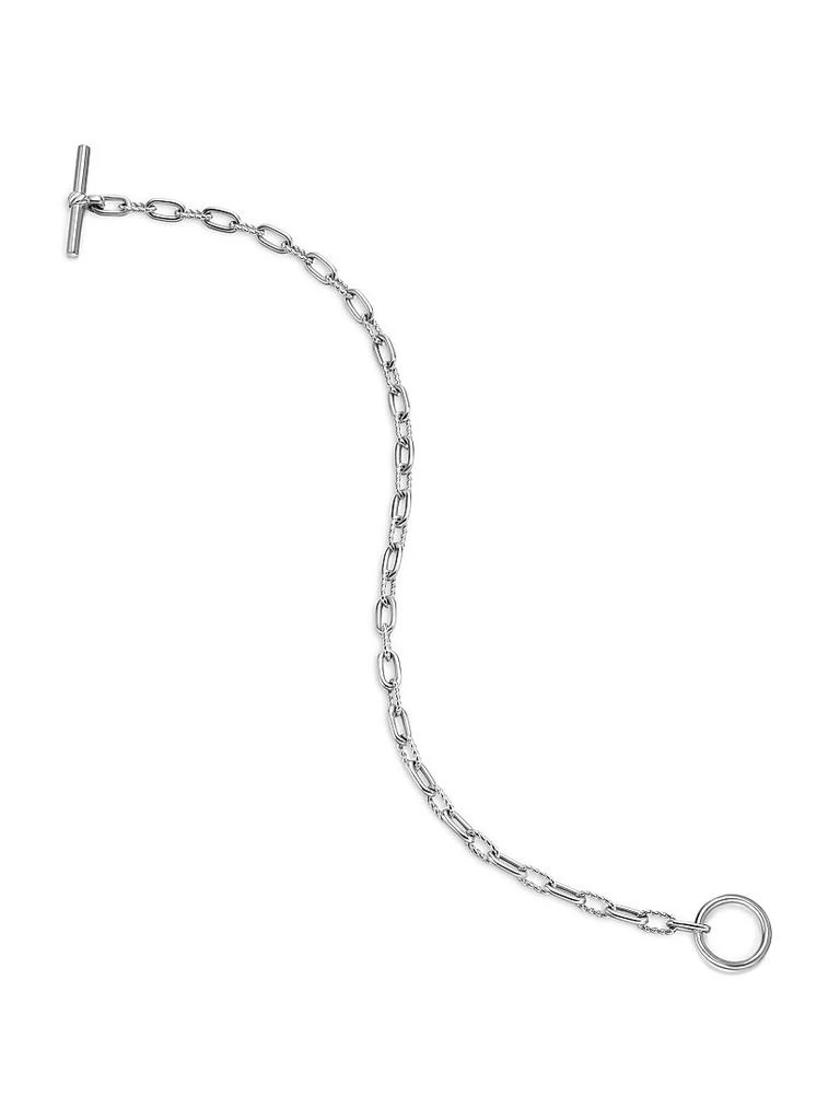David Yurman DY Madison Toggle Chain Bracelet in Sterling Silver, 3MM 3