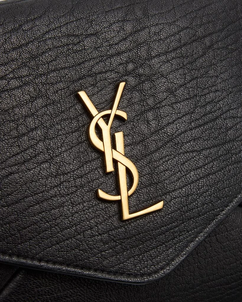 Yves Saint Laurent Large YSL Envelope Pouch Clutch Bag in Leather 5