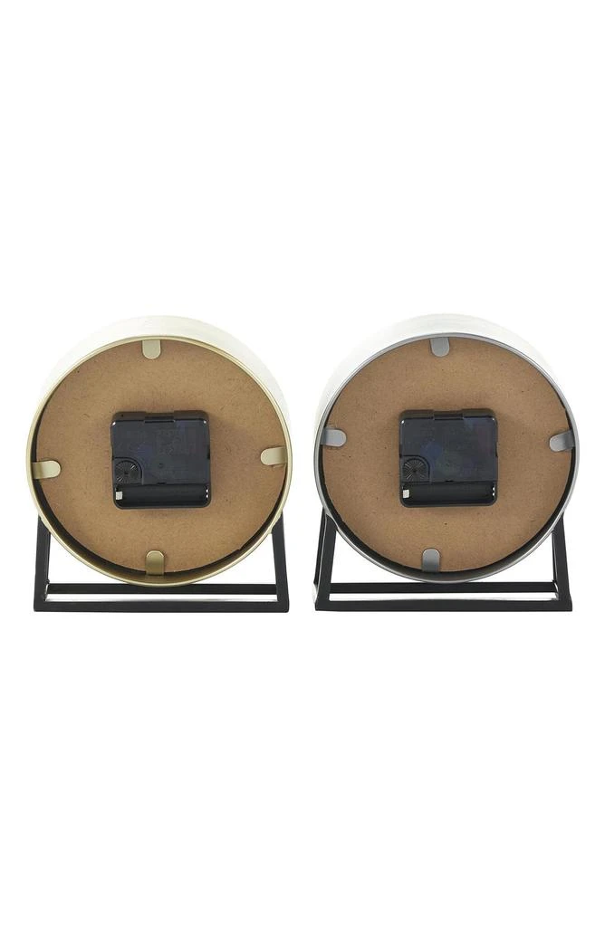 UMA Set of 2 Round Desk Clocks 2