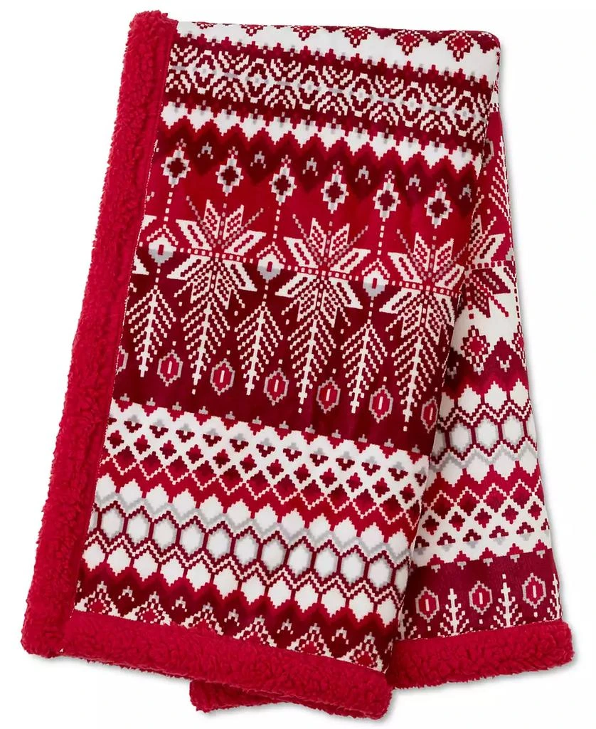 Martha Stewart Cozy Plush Throw, 50" x 60", Exclusively at Macy’s 6