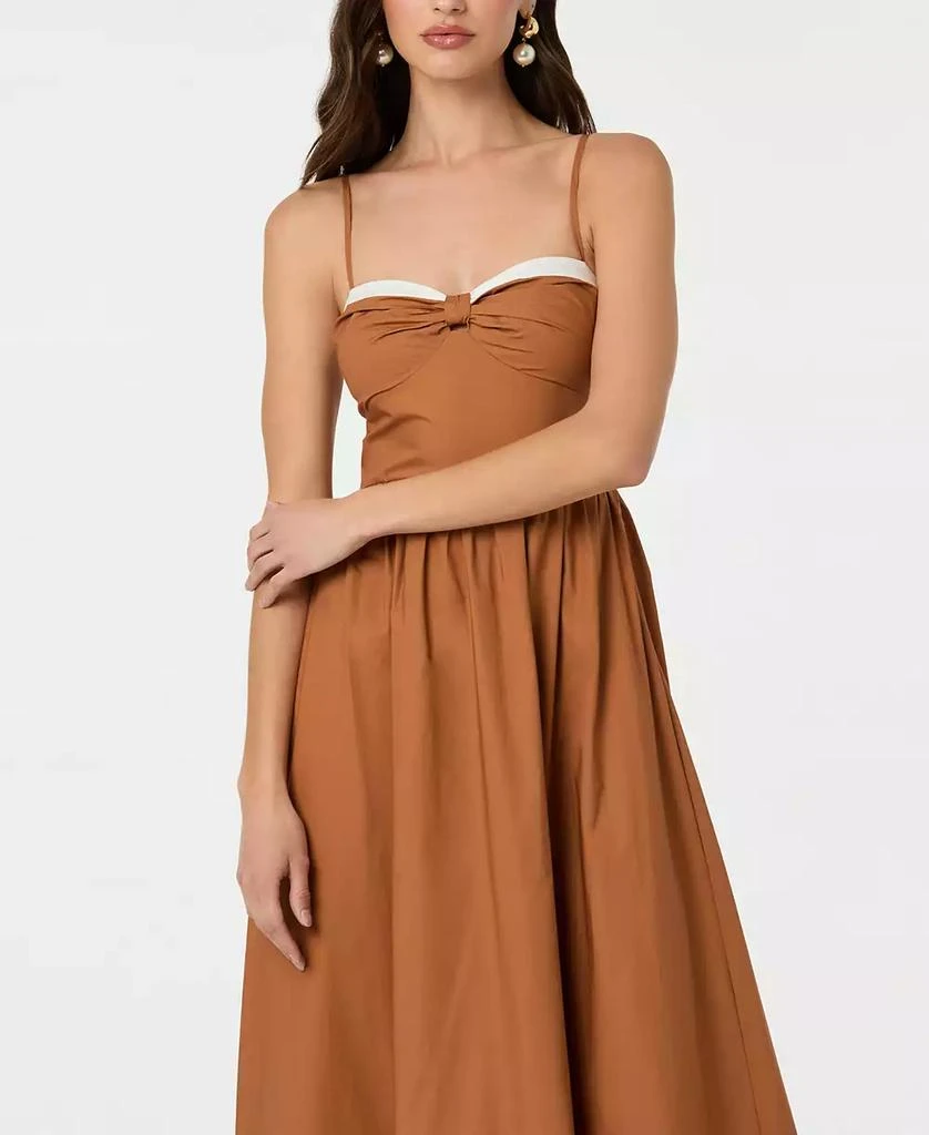 ASTR Women
s Knotted-Bust Midi Dress 7