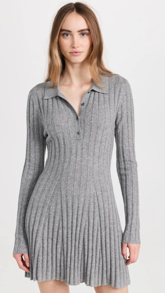 Reformation Walsh Cashmere Collared Mini Dress 1
