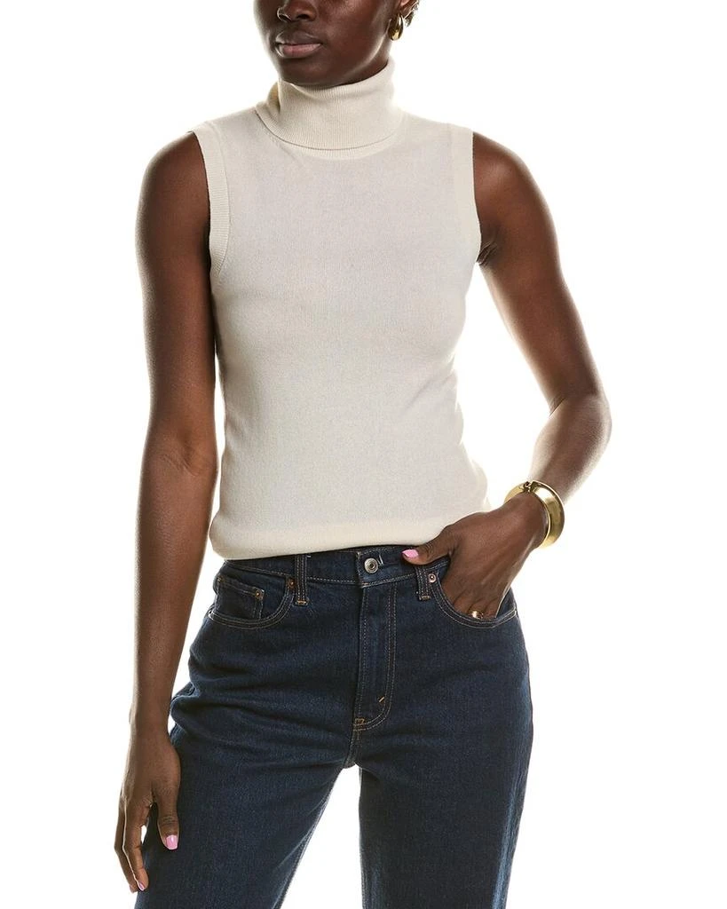 Michael Kors Collection Turtleneck Cashmere Tank 1