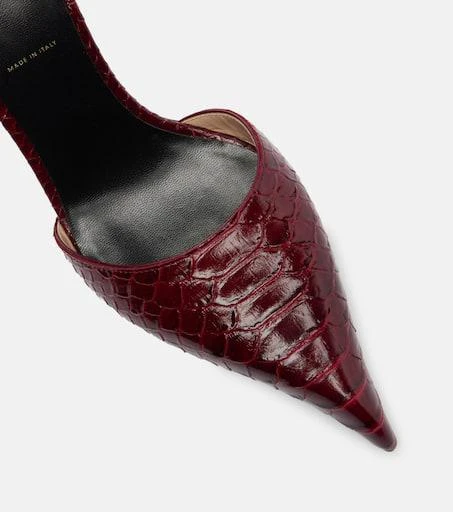 Tom Ford 90 snake-effect leather pumps 5