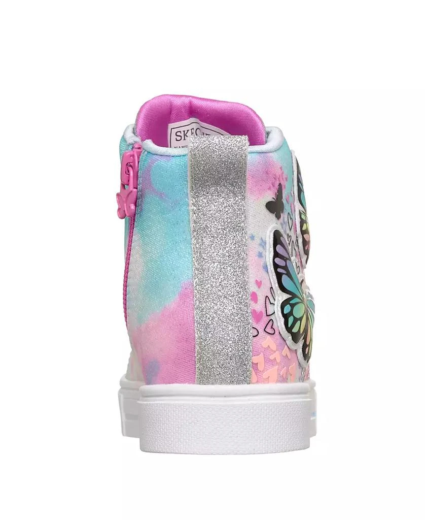 SKECHERS Little Girls Twinkle Toes: Twinkle Sparks - Butterfly High Top Light-Up Casual Sneakers from Finish Line 4