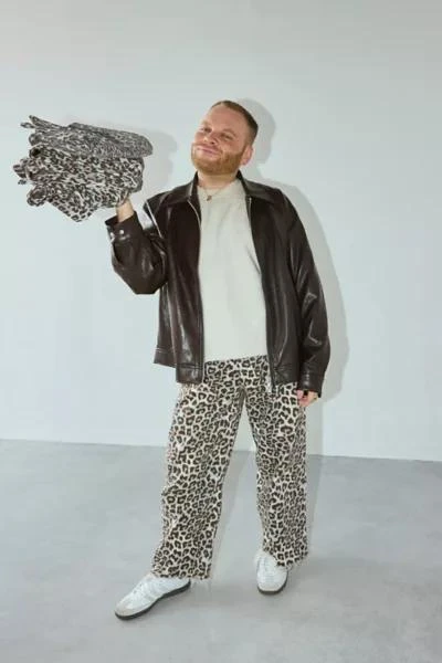 BDG BDG Leopard Pattern Baggy Skate Fit Jean 6