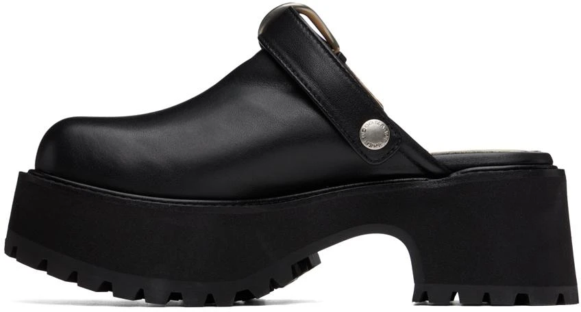 Marge Sherwood Black 70's Clogs 3