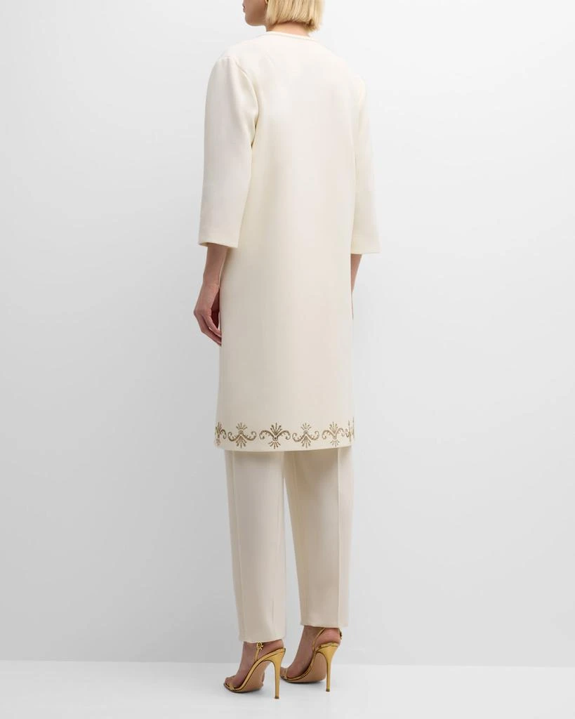 Libertine Eisenhower Embellished Open Duster Coat 4