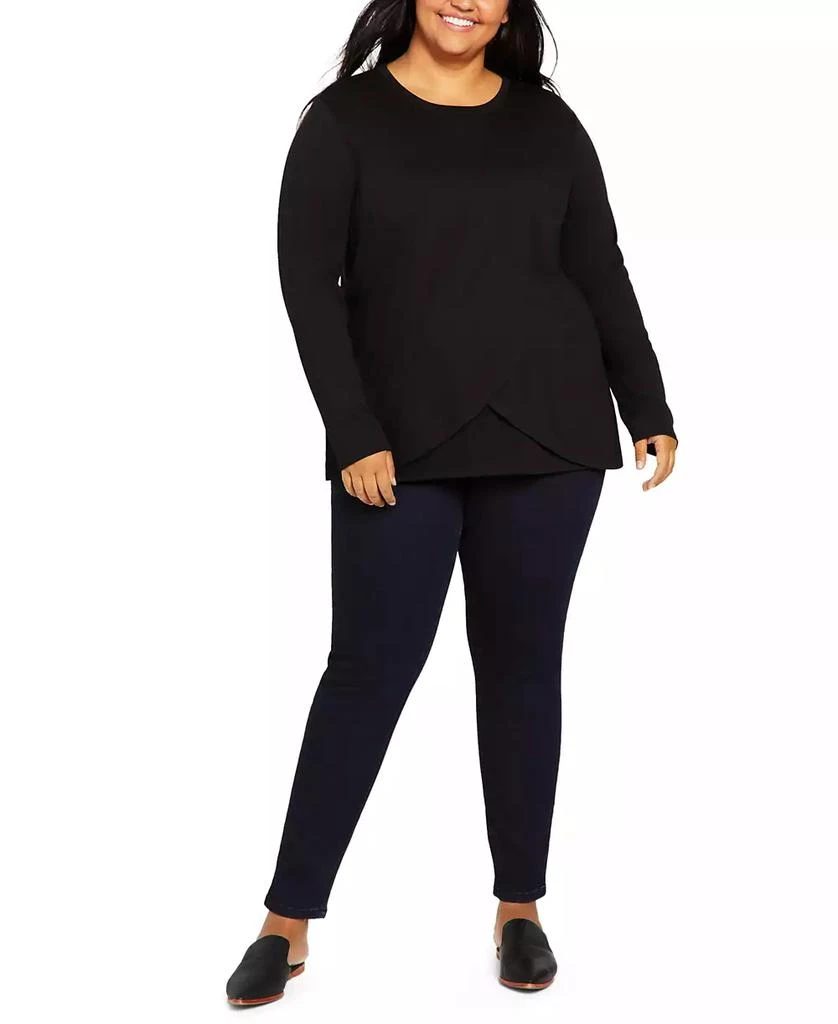 Motherhood Maternity Plus Size Crewneck Nursing T-Shirt 5