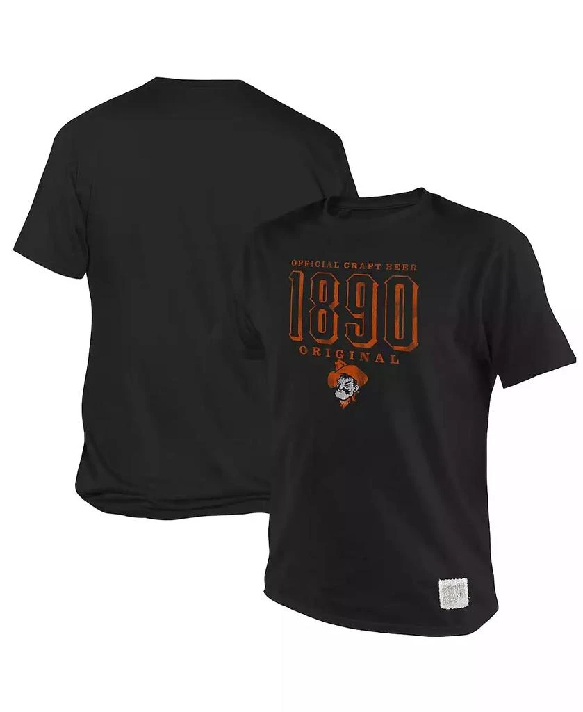 The Original Retro Brand Men's Black Oklahoma State Cowboys 1890 Original Logo T-shirt 1