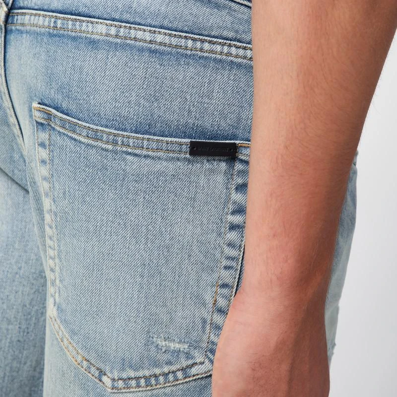 Yves Saint Laurent Light blue washed slim jeans 5